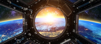 Looking down on Earth